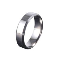 Wholesale Casual U Shape Stainless Steel Rings main image 4