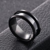 Wholesale Simple Style Geometric Stainless Steel Rings main image 2