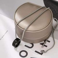 Hip-hop Geometric Stainless Steel Titanium Steel Plating Men's Necklace sku image 1