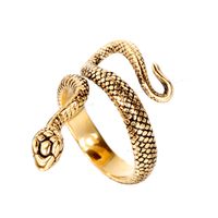 Retro Snake Metal Men's Rings main image 4