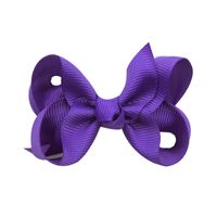 Fashion Solid Color Bow Knot Cloth Hair Clip 1 Piece sku image 6