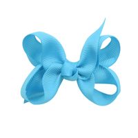 Fashion Solid Color Bow Knot Cloth Hair Clip 1 Piece sku image 8