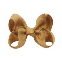 Fashion Solid Color Bow Knot Cloth Hair Clip 1 Piece sku image 3