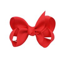 Fashion Solid Color Bow Knot Cloth Hair Clip 1 Piece sku image 13