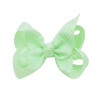 Fashion Solid Color Bow Knot Cloth Hair Clip 1 Piece sku image 20