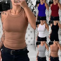 Women's Tank Top Vest Tank Tops Casual Solid Color main image 1