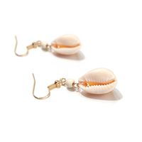 Wholesale Jewelry 1 Pair Bohemian Shell Alloy Shell Drop Earrings main image 4
