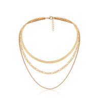 Hip-hop Geometric Alloy Plating Women's Layered Necklaces main image 5
