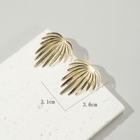 Wholesale Jewelry 1 Pair Artistic Leaves Alloy Ear Studs main image 5