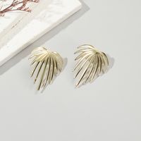 Wholesale Jewelry 1 Pair Artistic Leaves Alloy Ear Studs main image 4