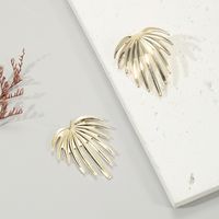 Wholesale Jewelry 1 Pair Artistic Leaves Alloy Ear Studs main image 2