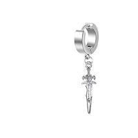 Simple Style Star Spider Skull Stainless Steel Chain Drop Earrings 1 Piece sku image 10