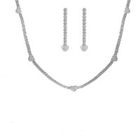 Glam Tassel Solid Color Alloy Inlay Rhinestones Women's Jewelry Set sku image 1