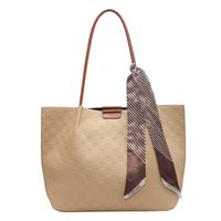 Women's All Seasons Pu Leather Solid Color Basic Ribbon Square Magnetic Buckle Tote Bag sku image 4