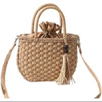 Women's Medium Spring&summer Straw Vacation Handbag Straw Bag sku image 2