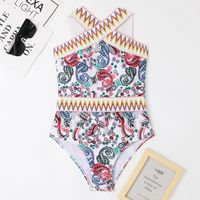 Women's Vacation Ditsy Floral Printing 1 Piece One Piece main image 3