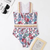 Women's Vacation Ditsy Floral Printing 1 Piece One Piece main image 5