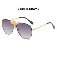 Casual Gradient Color Bee Ac Toad Glasses Frameless Men's Sunglasses main image 3