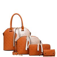 Women's All Seasons Pu Leather Streetwear Bag Sets sku image 2