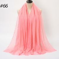 Fashion Solid Color Cotton Pashmina Scarves sku image 58