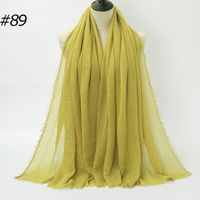 Fashion Solid Color Cotton Pashmina Scarves sku image 74