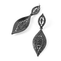 Wholesale Jewelry 1 Pair Exaggerated Geometric Alloy Resin Drop Earrings main image 5