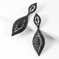 Wholesale Jewelry 1 Pair Exaggerated Geometric Alloy Resin Drop Earrings main image 3