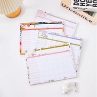 New Product Desk Calendar English Version Self-filling Planner Tearable Note Book Memo main image 1