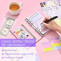 Financial Planning Cash Budget Bookkeeping Leather Hand Ledger main image 4