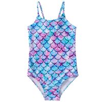Foreign Trade Children Mermaid Swimsuit 2023 New Girls' One-piece Swimsuit Girls' Hot Spring Strap Swimsuit Wholesale main image 4