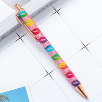 Student Use Metal Push Ballpoint Pen Wholesale sku image 3