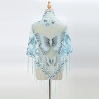 Women's Elegant Butterfly Polyester Tassel Scarves & Gloves sku image 14