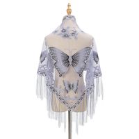 Women's Elegant Butterfly Polyester Tassel Scarves & Gloves main image 4