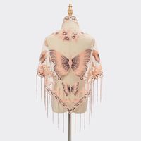 Women's Elegant Butterfly Polyester Tassel Scarves & Gloves sku image 9