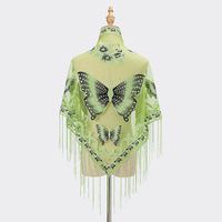 Women's Elegant Butterfly Polyester Tassel Scarves & Gloves sku image 12