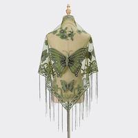 Women's Elegant Butterfly Polyester Tassel Scarves & Gloves sku image 13