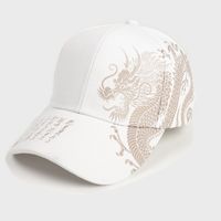 Unisex Ethnic Style Dragon Printing Baseball Cap sku image 2