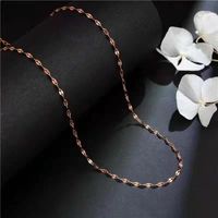Simple Style Solid Color Titanium Steel Plating Necklace sku image 1