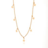 Simple Style Star Alloy Plating Women's Necklace main image 2