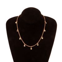 Style Simple Star Alliage Placage Femmes Collier main image 3
