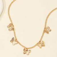 Cool Style Butterfly Metal Plating Women's Necklace main image 3