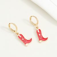 Wholesale Jewelry 1 Pair Fashion Shoe Alloy Drop Earrings main image 3