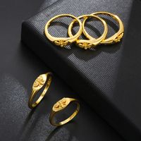 Elegant Bee Copper Plating Gold Plated Rings main image 1
