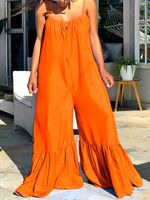 Women's Daily Streetwear Solid Color Full Length Jumpsuits main image 5