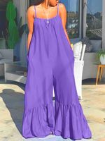 Women's Daily Streetwear Solid Color Full Length Jumpsuits main image 4
