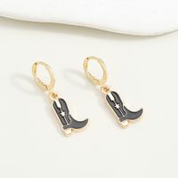 Wholesale Jewelry 1 Pair Fashion Shoe Alloy Drop Earrings sku image 1