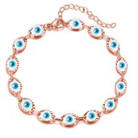 Retro Ojo Del Diablo Cobre Enchapado Unisexo Pulsera Calcetín Collar sku image 7