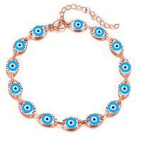 Retro Devil's Eye Copper Plating Unisex Bracelets Anklet Necklace sku image 18