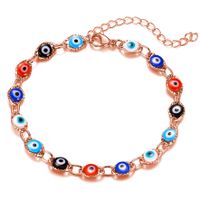 Retro Devil's Eye Copper Plating Unisex Bracelets Anklet Necklace sku image 31