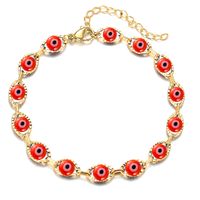 Retro Teufels Auge Kupfer Überzug Unisex Armbänder Fußkettchen Halskette sku image 13